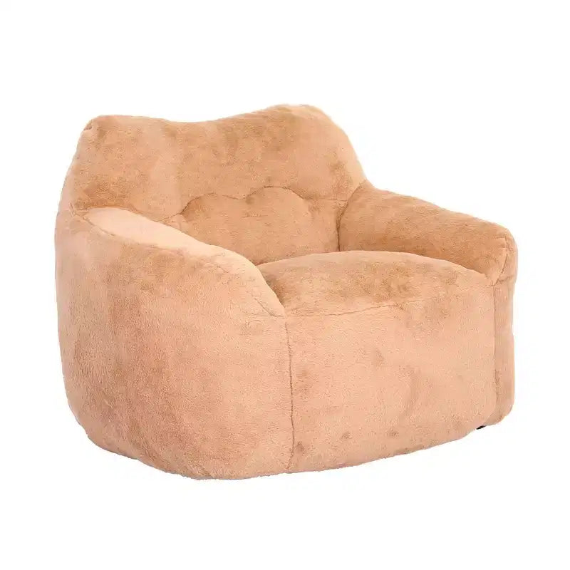 Fauteuil poire avec accoudoirs, rembourrage en mousse haute densité. Canapé paresseux pour adultes dans le salon, la chambre à coucher