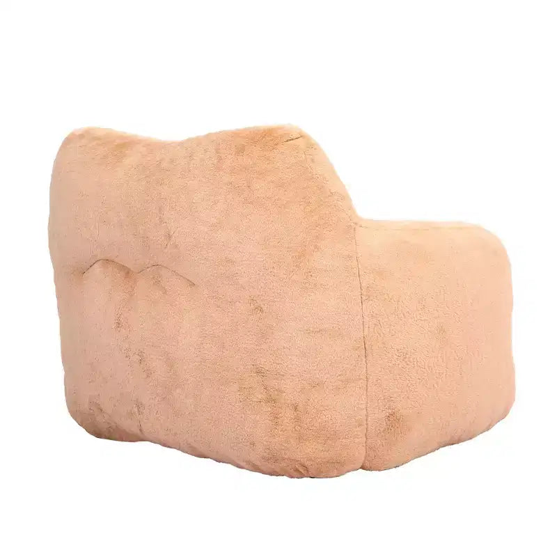 Fauteuil poire avec accoudoirs, rembourrage en mousse haute densité. Canapé paresseux pour adultes dans le salon, la chambre à coucher