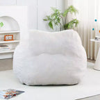 Fauteuil poire avec accoudoirs, rembourrage en mousse haute densité. Canapé paresseux pour adultes dans le salon, la chambre à coucher
