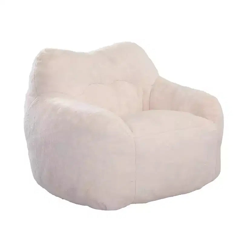 Fauteuil poire avec accoudoirs, rembourrage en mousse haute densité. Canapé paresseux pour adultes dans le salon, la chambre à coucher