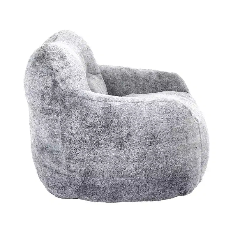 Fauteuil poire avec accoudoirs, rembourrage en mousse haute densité. Canapé paresseux pour adultes dans le salon, la chambre à coucher