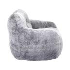 Fauteuil poire avec accoudoirs, rembourrage en mousse haute densité. Canapé paresseux pour adultes dans le salon, la chambre à coucher