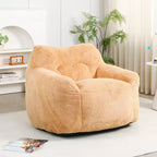 Fauteuil poire avec accoudoirs, rembourrage en mousse haute densité. Canapé paresseux pour adultes dans le salon, la chambre à coucher