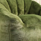 Fauteuil poire avec accoudoirs, rembourré en mousse haute densité. Canapé paresseux, chaise confortable pour adultes dans le salon ou la chambre à coucher pour la lecture.