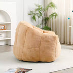 Fauteuil poire avec accoudoirs, rembourré en mousse haute densité. Canapé paresseux, chaise confortable pour adultes dans le salon ou la chambre à coucher pour la lecture.