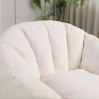 Fauteuil poire avec accoudoirs, rembourré en mousse haute densité. Canapé paresseux, chaise confortable pour adultes dans le salon ou la chambre à coucher pour la lecture.