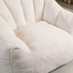 Fauteuil poire avec accoudoirs, rembourré en mousse haute densité. Canapé paresseux, chaise confortable pour adultes dans le salon ou la chambre à coucher pour la lecture.