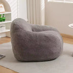 Fauteuil Poire pour Adultes, Géant Confortable au Design Spacieux, Canapé avec Accoudoirs, Rempli de Mousse à Mémoire de Forme pour Salon et Chambre