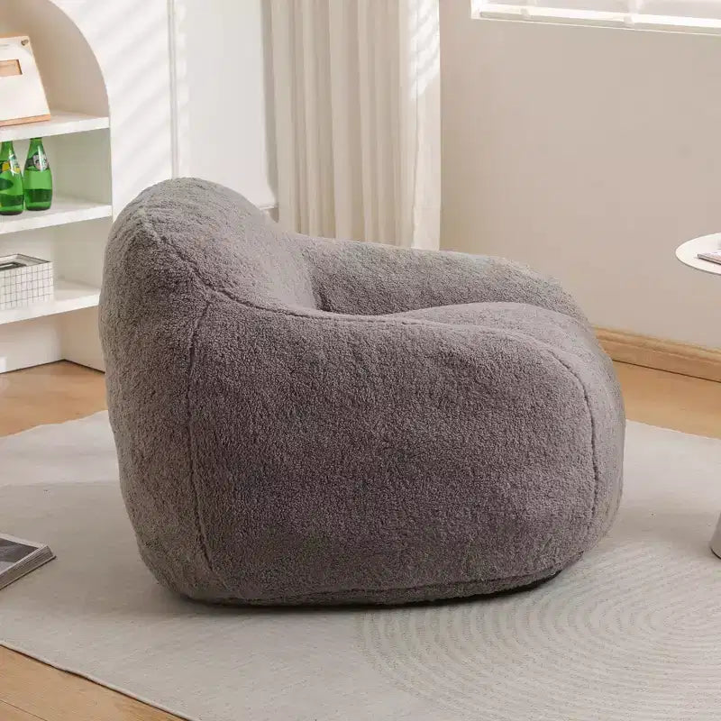 Fauteuil Poire pour Adultes, Géant Confortable au Design Spacieux, Canapé avec Accoudoirs, Rempli de Mousse à Mémoire de Forme pour Salon et Chambre