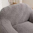 Fauteuil Poire pour Adultes, Géant Confortable au Design Spacieux, Canapé avec Accoudoirs, Rempli de Mousse à Mémoire de Forme pour Salon et Chambre