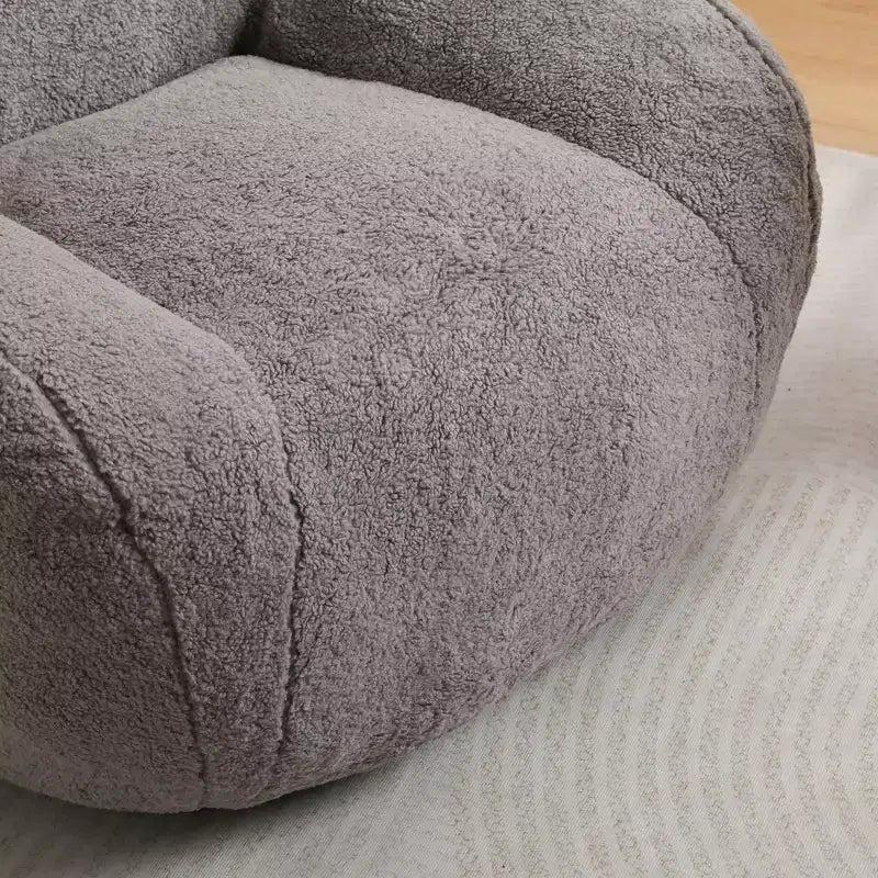 Fauteuil Poire pour Adultes, Géant Confortable au Design Spacieux, Canapé avec Accoudoirs, Rempli de Mousse à Mémoire de Forme pour Salon et Chambre