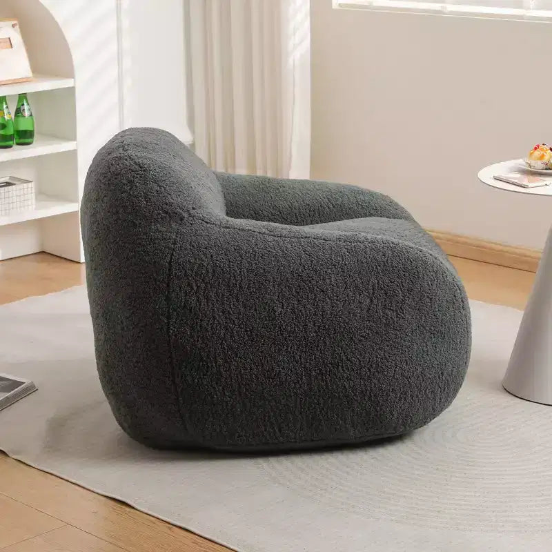 Fauteuil Poire pour Adultes, Géant Confortable au Design Spacieux, Canapé avec Accoudoirs, Rempli de Mousse à Mémoire de Forme pour Salon et Chambre