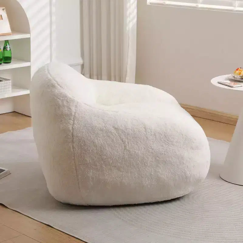 Fauteuil Poire pour Adultes, Géant Confortable au Design Spacieux, Canapé avec Accoudoirs, Rempli de Mousse à Mémoire de Forme pour Salon et Chambre