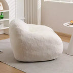 Fauteuil Poire pour Adultes, Géant Confortable au Design Spacieux, Canapé avec Accoudoirs, Rempli de Mousse à Mémoire de Forme pour Salon et Chambre