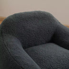 Fauteuil Poire pour Adultes, Géant Confortable au Design Spacieux, Canapé avec Accoudoirs, Rempli de Mousse à Mémoire de Forme pour Salon et Chambre