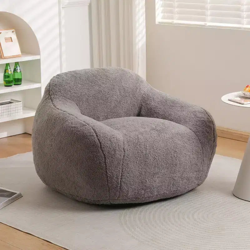 Fauteuil Poire pour Adultes, Géant Confortable au Design Spacieux, Canapé avec Accoudoirs, Rempli de Mousse à Mémoire de Forme pour Salon et Chambre