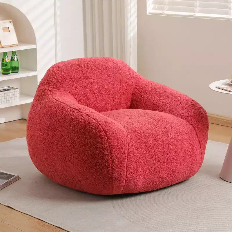 Fauteuil Poire pour Adultes, Géant Confortable au Design Spacieux, Canapé avec Accoudoirs, Rempli de Mousse à Mémoire de Forme pour Salon et Chambre