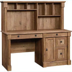 HomeStock 56.5 po H Bureaux d'ordinateur en bois couleur marron avec tiroir universel