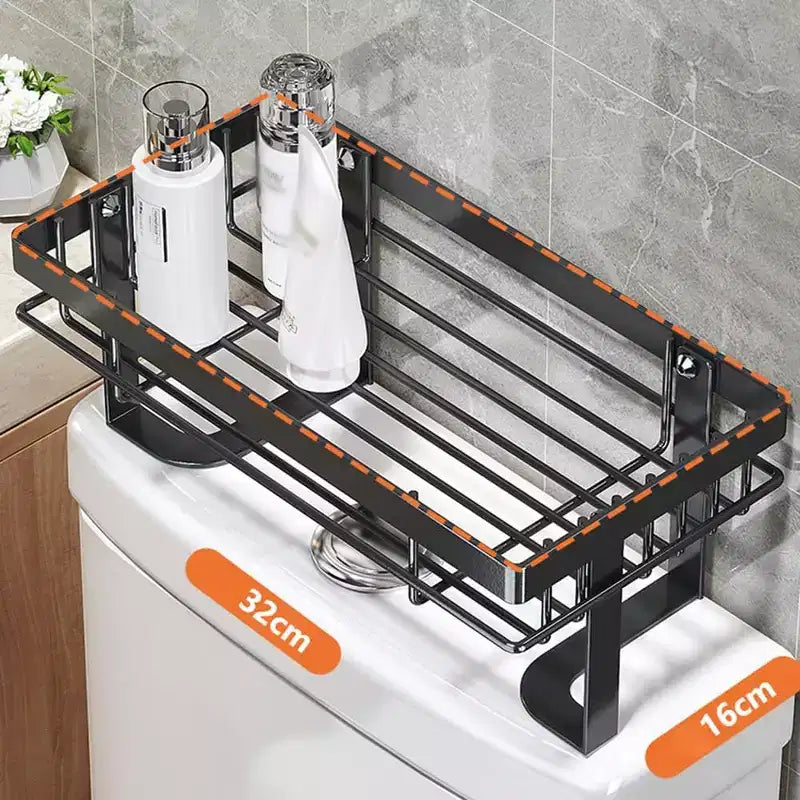 Étagère de rangement sur pied GustoWave pour toilettes de salle de bain