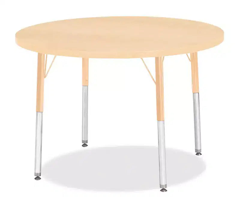 Jonti-Craft Berries Adult Height Maple Top/Edge Round Table (36 x 36)