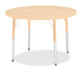 Jonti-Craft Berries Adult Height Maple Top/Edge Round Table (36 x 36)