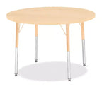 Jonti-Craft Berries Adult Height Maple Top/Edge Round Table (36 x 36)