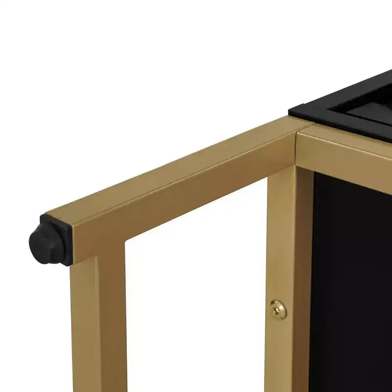 Meuble de Rangement Moderne Okak avec 4 Portes Sculptées et Étagère Réglable, Buffet de Salle à Manger Meuble Bar à Café pour Salon, Salle à Manger, Cuisine