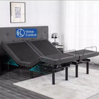 Sommier Ajustable Amélioré Dyonery avec Massage 12 Formes (Couleur du matelas aléatoire)