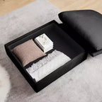 Canapé d'angle convertible Okak Comfy avec pouf de rangement et 3 oreillers, canapé moderne en velours côtelé pour salon, appartement