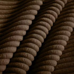 Canapé d'angle convertible Okak Comfy avec pouf de rangement et 3 oreillers, canapé moderne en velours côtelé pour salon, appartement