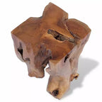 vidaXL Tabouret Marron Bois de teck massif