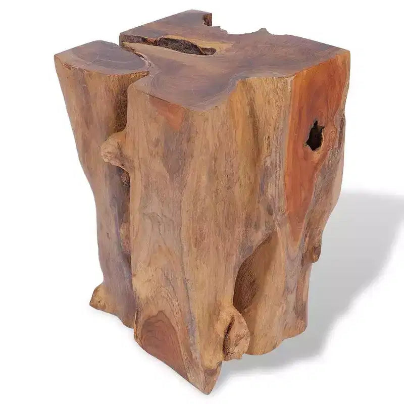 vidaXL Tabouret Marron Bois de teck massif