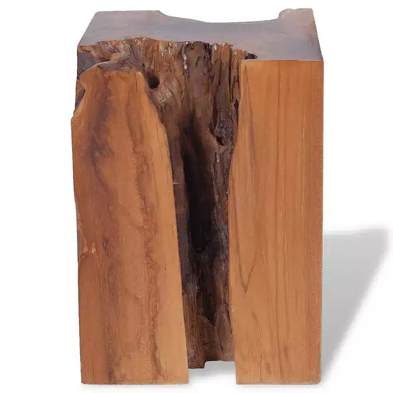 vidaXL Tabouret Marron Bois de teck massif