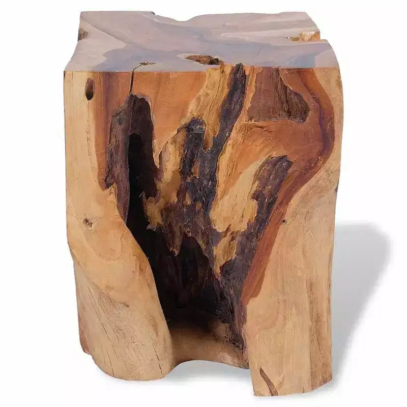 vidaXL Tabouret Marron Bois de teck massif