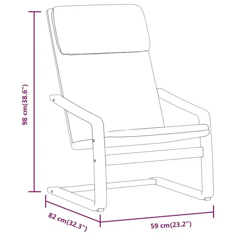 vidaXL Chaise Fauteuil Fauteuil d'appoint Meuble de salon avec repose-pieds Tissu - Noir