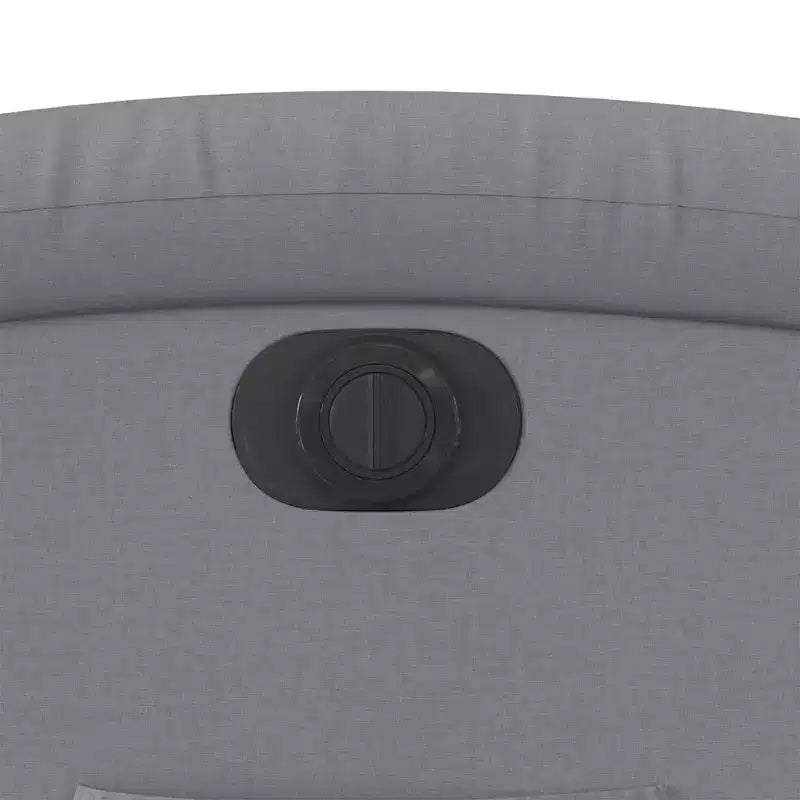 vidaXL Fauteuil inclinable électrique releveur, Tissu gris clair - Fauteuil avec réglage motorisé pour personnes âgées, Assise spacieuse