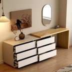 Commode extensible moderne Luck Live avec six tiroirs de rangement