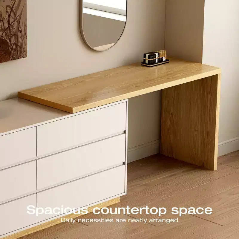 Commode extensible moderne Luck Live avec six tiroirs de rangement