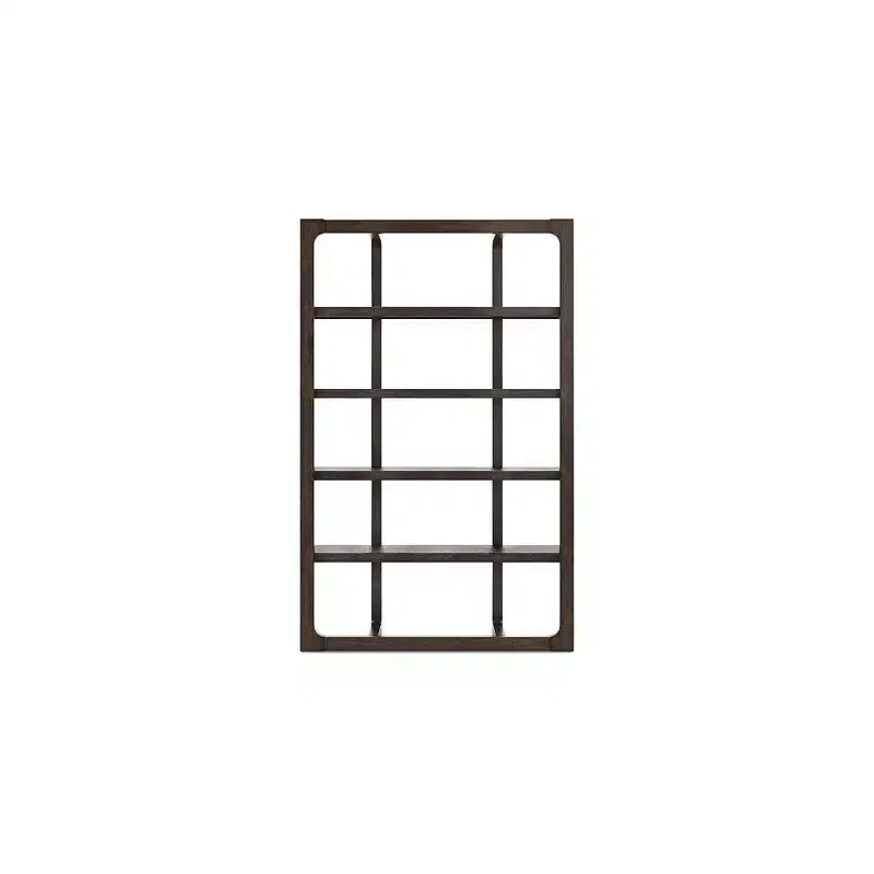 Signature Design By Ashley Breckington 4-Shelf Bookcase - Dark Brown Wood Finish