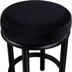 Meridian Furniture, Tabouret de comptoir Monette en velours noir