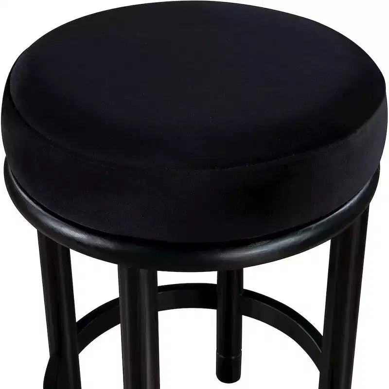 Meridian Furniture, Tabouret de comptoir Monette en velours noir
