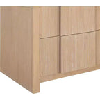 Meridian Furniture, Table de Chevet Cannelée
