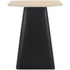 Fedo Tall Porcelain Side Table - ACC2904A - Beige/Black - Safavieh