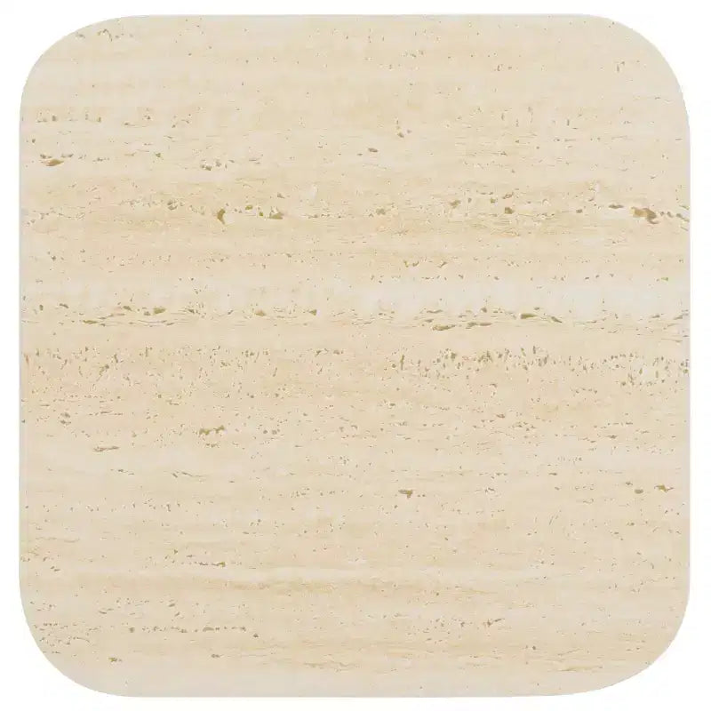 Table d'appoint haute en porcelaine Fedo - ACC2904A - Beige/Noir - Safavieh