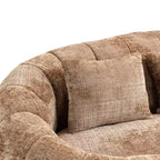 MAYEERTY Canapé Pouf Chenille Haut Dossier pour Intérieur et Extérieur