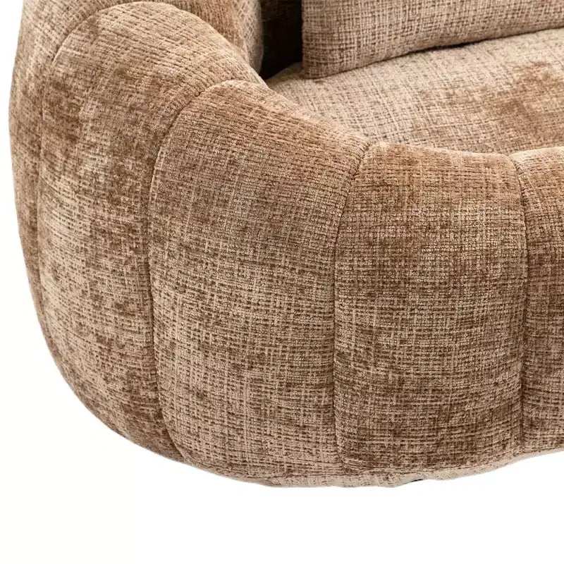 MAYEERTY Canapé Pouf Chenille Haut Dossier pour Intérieur et Extérieur