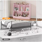 Bibliothèque enfant GustoWave, étagère à livres pour enfants, rangement de jouets, étagère à jouets pour enfants, armoire de rangement, idéale pour la salle de jeux, le salon, la chambre d'enfant.