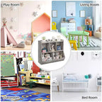 Bibliothèque enfant GustoWave, étagère à livres pour enfants, rangement de jouets, étagère à jouets pour enfants, armoire de rangement, idéale pour la salle de jeux, le salon, la chambre d'enfant.