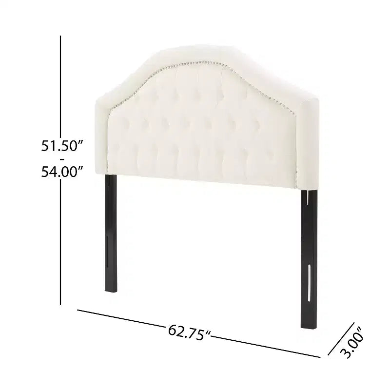 Tête de Lit Capitonnée Contemporaine Christopher Knight Home Killian Lit Double/Queen