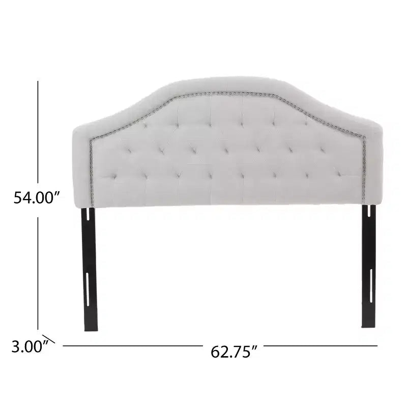 Tête de Lit Capitonnée Contemporaine Christopher Knight Home Killian Lit Double/Queen
